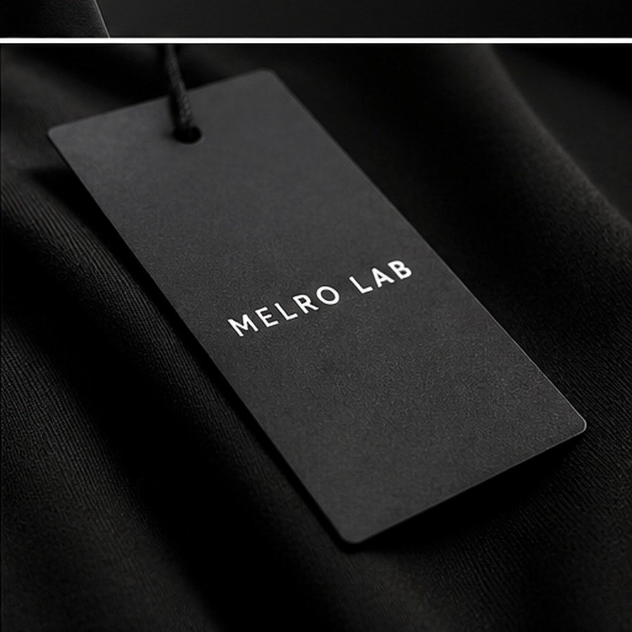Premium hang tag detail